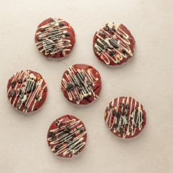 Egg Free Red Velvet Oreo Cookie Box of 6