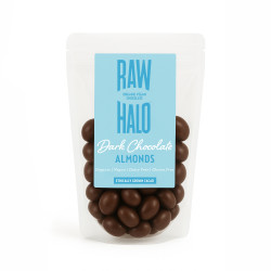 Dark Chocolate Almonds Organic, Vegan (4 x 85g)