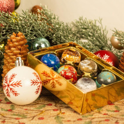 Luxury Christmas Truffle Gift Box - Assorted Selection - Choose Size