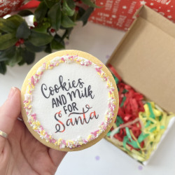 Santa Cookies Christmas Gift