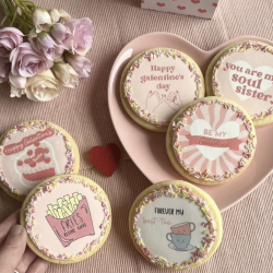 Galentines Letterbox Biscuit