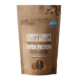 Vegan Mocha Protein Powder - 250g, Low FODMAP, Chemical-Free, Choca Mocha