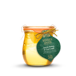 Acacia Honey with Cut Comb Gift Jar 230g