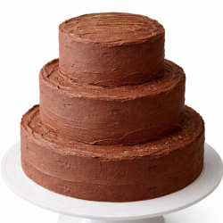 Egg and Dairy Free Chocolate Wedding Cake