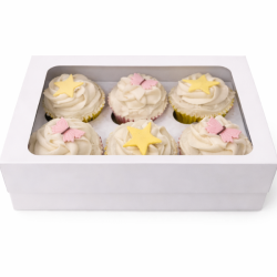 Gluten Free Lemon Cupcakes - Box of 6 - Dairy Free, Vegan, Additive Free