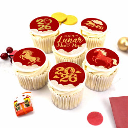 6 Lunar New Year Cupcakes