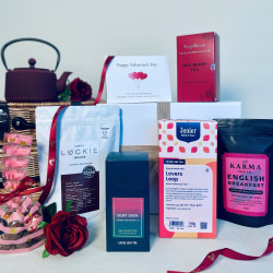 Valentine's Luxury Tea, Coffee & Truffles Hamper