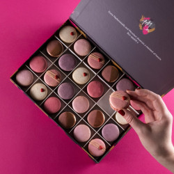 Luxury Valentines Macarons Gift Box
