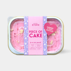 Piece of Cake Postable Cake Box (Raspberry & White Chocolate)