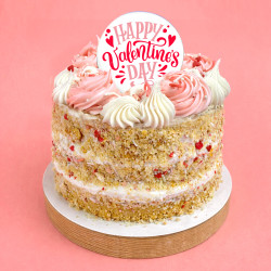 Vanilla Valentine's Bento Cake