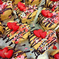 VG Dark Chocolate Cookie Hearts - Valentine&rsquo;s Limited Edition