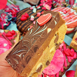 Limited edition Valentine’s millionaire bar, perfect for sharing