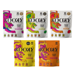 Kooky Family Box Freeze Dried Fruits (12 x 12g Mixed Packs)