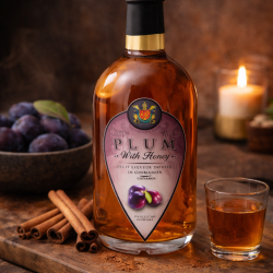 Plum Palinka with Honey and Cinnamon Liqueur - Yumbles.com