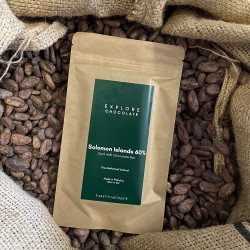 Guadalcanal Island, 60% Solomon Islands Milk Chocolate Bar