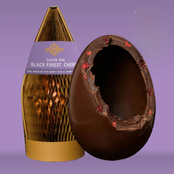 Black Forest Cherry Triple Layer Easter Egg