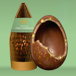 Dubai Chocolate Triple Layer Easter Egg