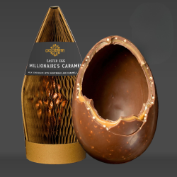 Millionaire&rsquo;s Caramel Triple Layer Easter Egg