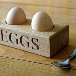 Personalised Wooden Egg Cups