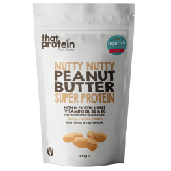 Vegan Peanut Butter Protein Powder - 300g, Low FODMAP, Chemical-Free, Nutty Nutty