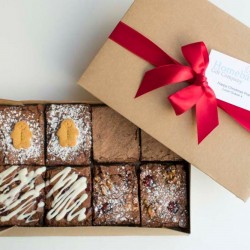 Christmas Chocolate Brownie Gift Box (Serves 8)