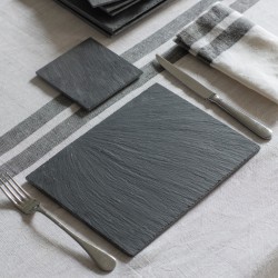 Set Of Four Slate Placemats