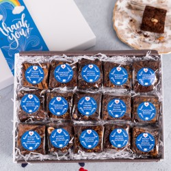 Thank you - Rainbow Indulgent Brownie Gift Box (Gluten Free)
