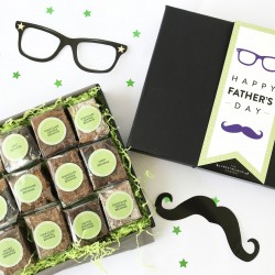 Father's Day Vegan Indulgent Brownie Gift Box