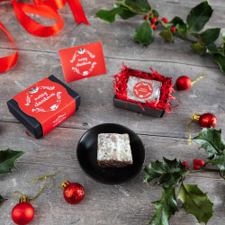 Christmas Mini Baileys Brownie Gift
