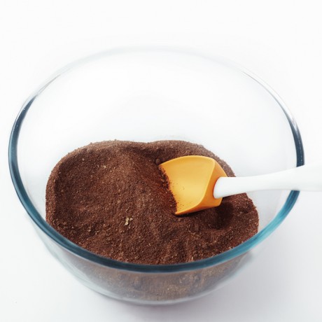 Brownie mix in a bowl