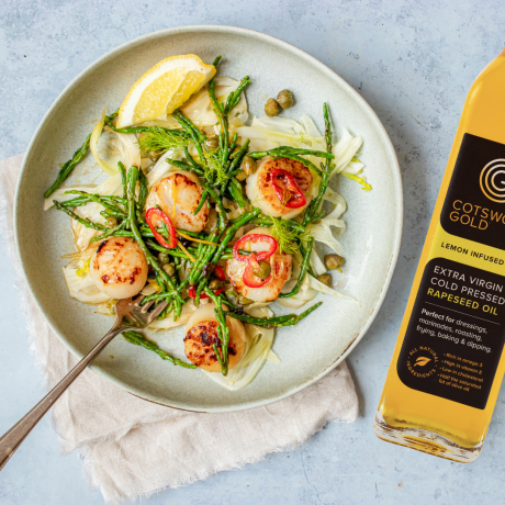 Cotswold Gold Lemon Infused Rapeseed Oil 100ml