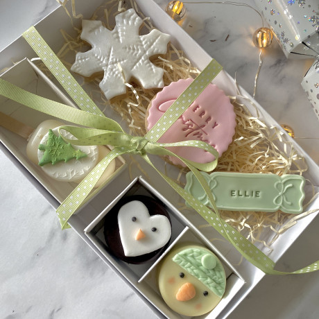 Cute & Personalised Christmas Sweet Treat Hamper