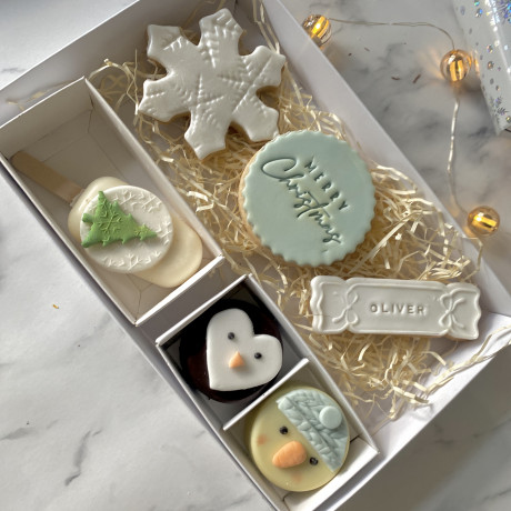 Cute & Personalised Christmas Sweet Treat Hamper