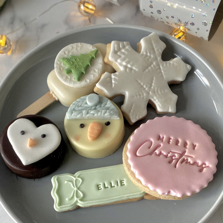 Cute & Personalised Christmas Sweet Treat Hamper