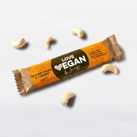 Love Vegan Orange Cacao & Cashew 32.5g Bars