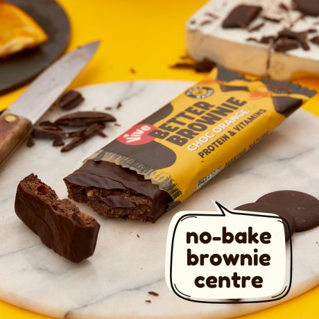 Vive Better Brownie - Cherry Bakewell Vive Better Brownie - Cherry Bakewell