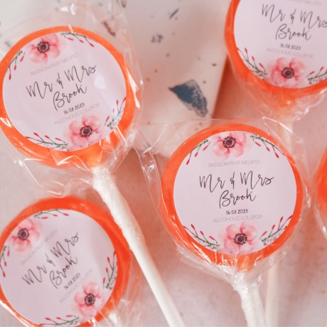 Personalised 'Love Is Sweet' Giant Wedding Lollipops Personalised 'Love Is Sweet' Giant Wedding Lollipops