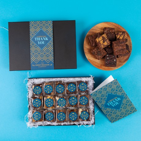 Thank You Vegan Indulgent Brownie Gift