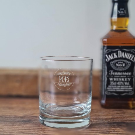 Personalised Father's Day Whisky Glass