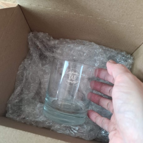 Personalised Father's Day Whisky Glass