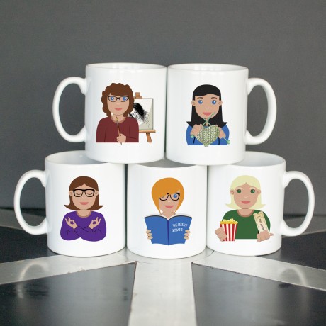 Personalised hobby mug for her