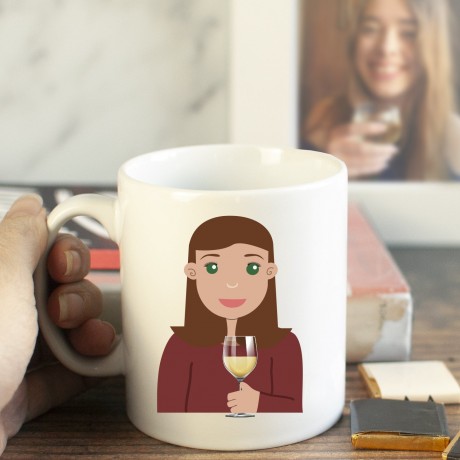 White wine mug example