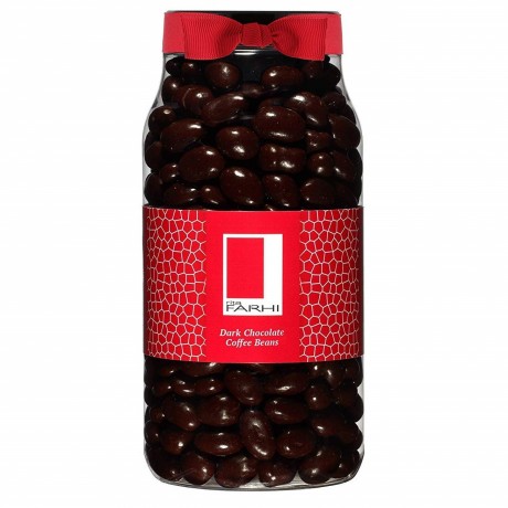 Dark Chocolate Coated Coffee Beans Gift Jar Dark Chocolate Coated Coffee Beans Gift Jar