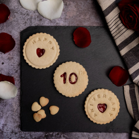 Happy anniversary biscuits