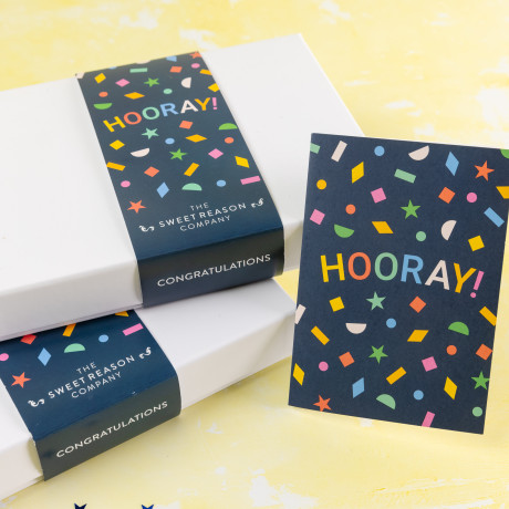 'Hooray!' Indulgent Brownie Gift 'Hooray!' Indulgent Brownie Gift
