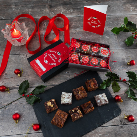 Luxury Christmas Brownie Gift Box