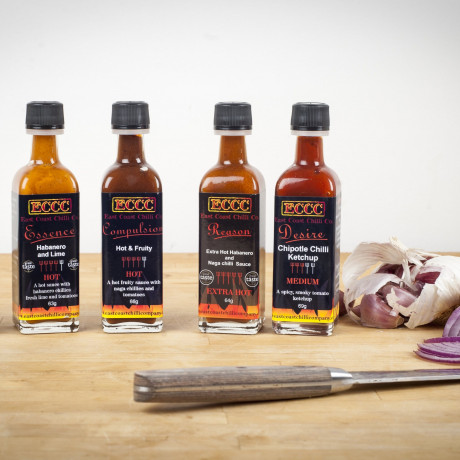 Chilli Sauce triple – 3x 60ml miniature bottles Chilli Sauce triple – 3x 60ml miniature bottles
