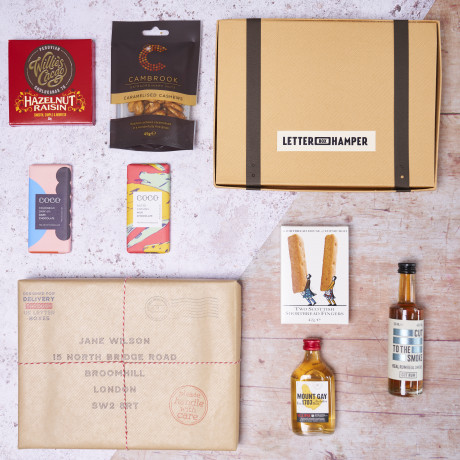 Gin Lovers Letter Box Hamper - with Plymouth Gin
