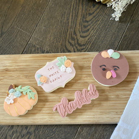 Thaksgiving Personalised Cookie Gift
