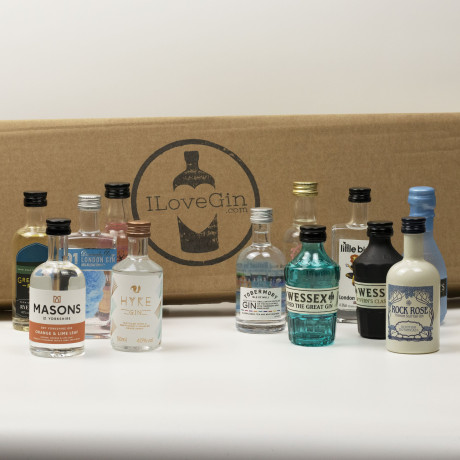 The 12 British Gins Tasting Gift Set